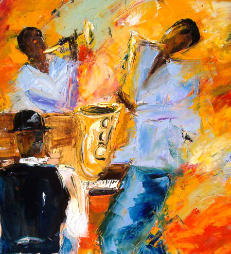 Jazz à New Orleans   (50X60) vendu