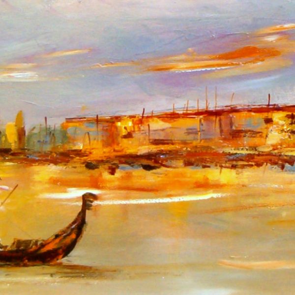 Coucher de soleil à Venise       vendu