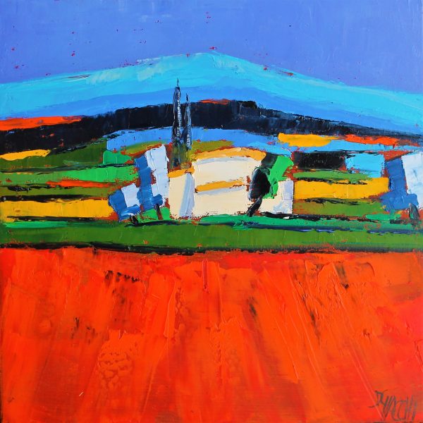 Provence rouge (  40x40) Vendu