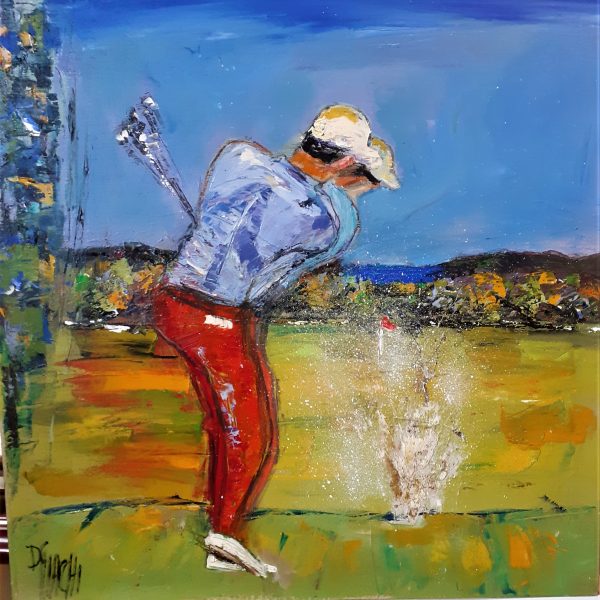 Golf à Bandol  ( 50x50)