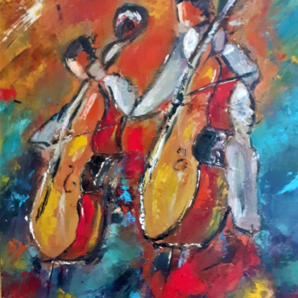 Les violoncellistes ( 73x54)  Vendu