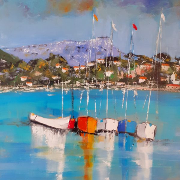 Le port de Tamaris ( Seyne/mer 61x50) Vendu