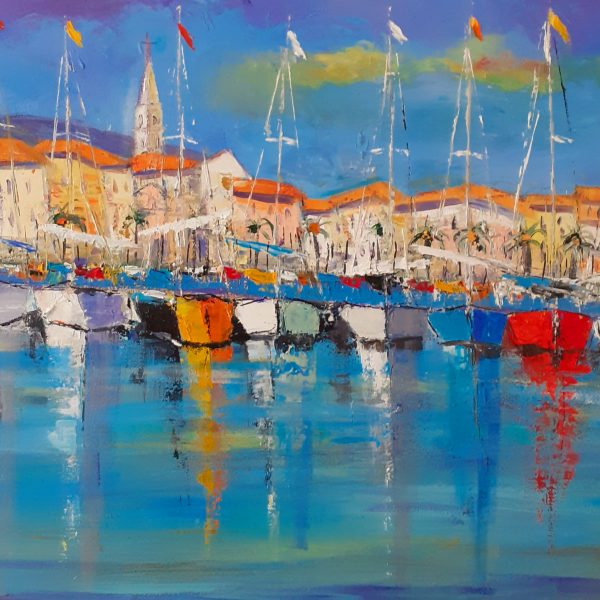 Le port de Sanary (60x80cm) Vendu