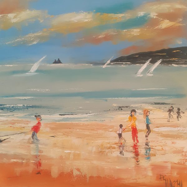 Promenade aux Sablettes (40x40)  vendu