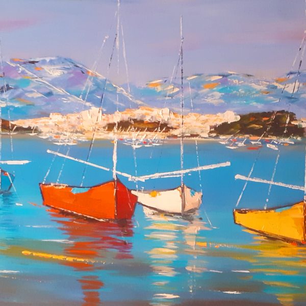 La baie du Lazaret - Tamaris (100x50) vendu