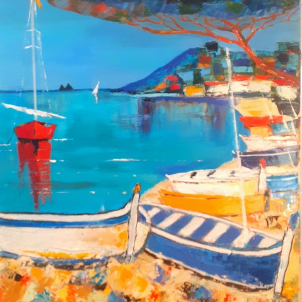 La port de la Verne- Fabregas (65x54) vendu