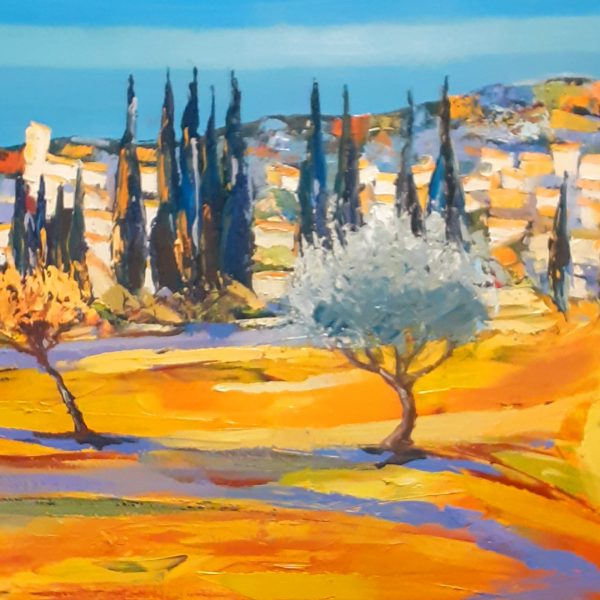 Grimaud village  (100x50) 850€