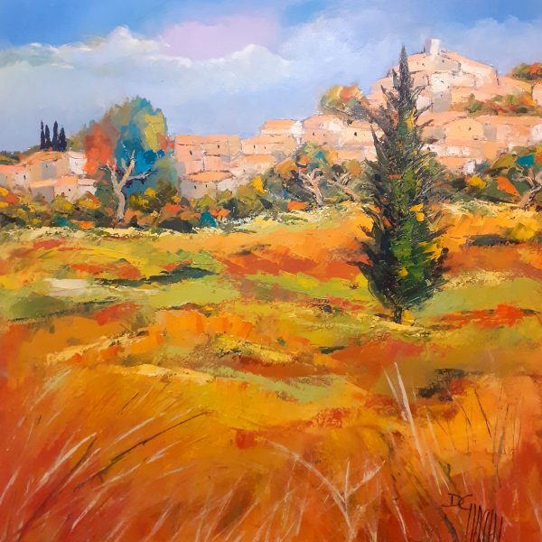 Village du Vaucluse (70x70) 850 €