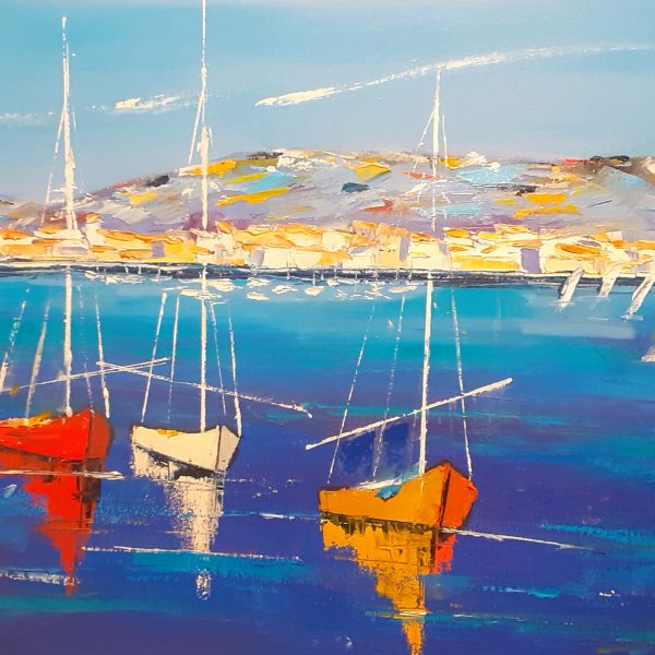 Bateaux à Fréjus  (100x50)  850€