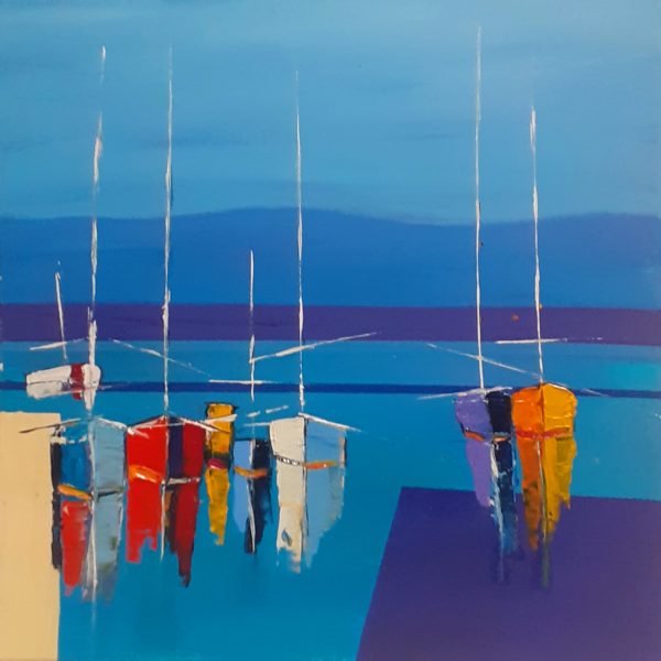 Couleurs de coques II ( 60x60)  580€